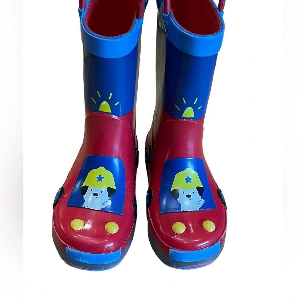 Komfort Kids Sound The Alarm Fire Engine Boots Little Kids Size 7